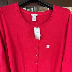 Catherines cardigan NWT - red